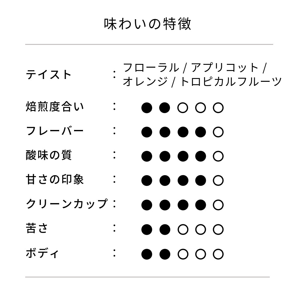 コスタリカ ブルマス ゲイシャ